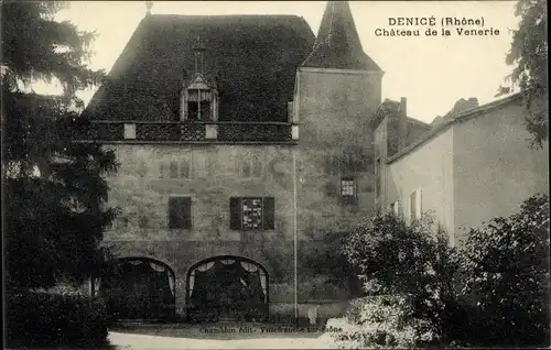 Ak Denicé Rhône, Château de la Venerie