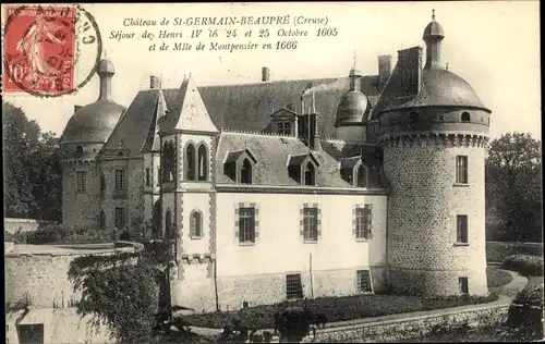 Ak Saint-Germain-Beaupré Creuse, Château