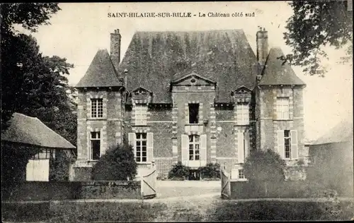 Ak Saint Hilaire sur Risle Orne, le Château