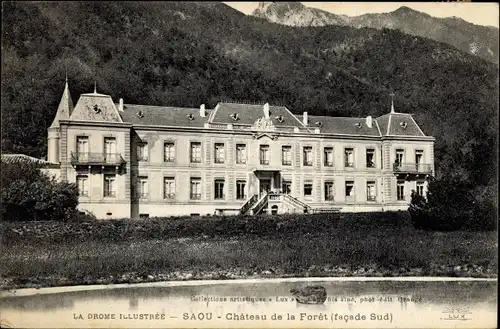 Ak Saou Drome, Château de la Foret