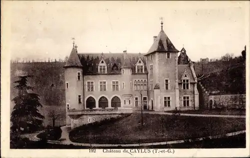 Ak Caylus Tarn et Garonne, Château