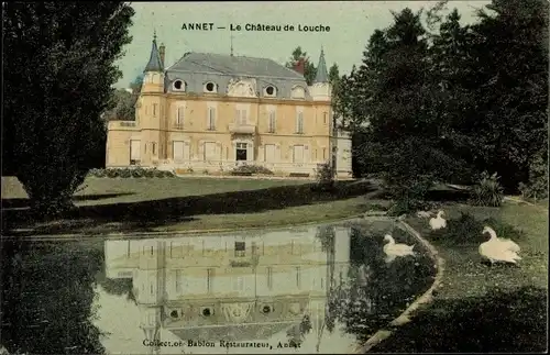 Ak Annet Seine et Marne, Château de Louche