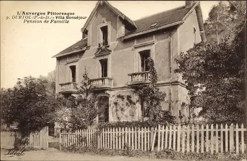 Ak Durtol Puy de Dôme, Villa Bonsejour, Pension de Famille