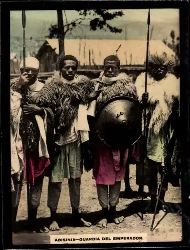 Foto Abessinien Äthiopien, Guardia del Emperador