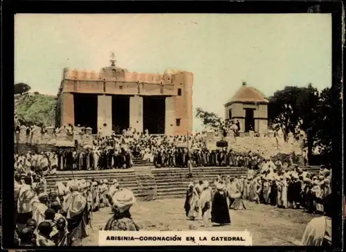 Foto Abessinien Äthiopien, Coronacion en la Catedral