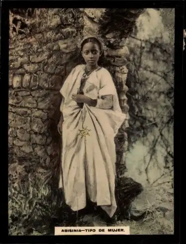 Foto Abessinien Äthiopien, Tipo de Mujer