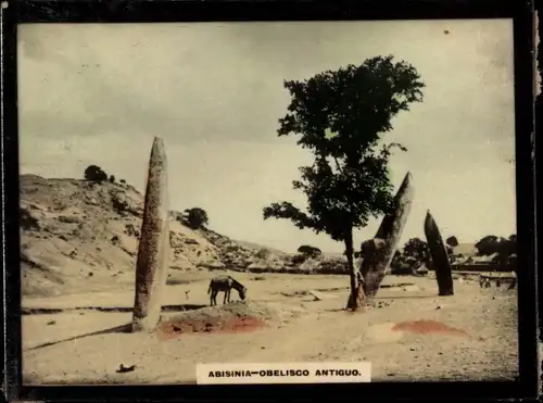Foto Abessinien Äthiopien, Obelisco Antiguo
