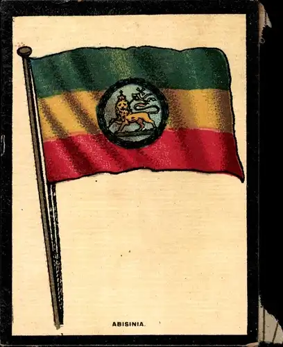 Foto Abessinien Äthiopien, Landesflagge