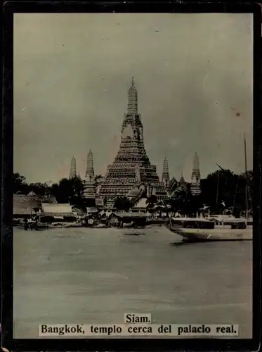 Foto Bangkok Siam Thailand, Templo cerca del palacio real