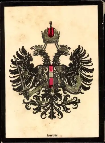 Foto Österreich, Escudo de la Nacion, Wappen