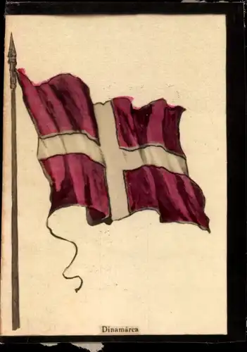 Foto Dänemark, Bandera de la Nacion, Landesflagge