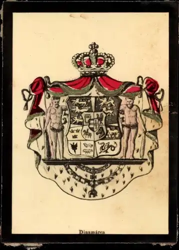 Foto Dänemark, Wappen, Escudo de la Nacion