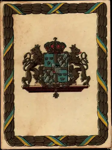 Foto Schweden, Escudo de la Nacion, Wappen