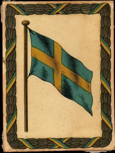 Foto Schweden, Bandera de la Nacion, Landesflagge