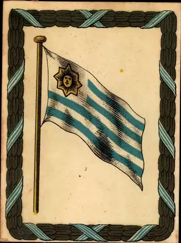 Foto Uruguay, Bandera de la Nacion, Landesflagge