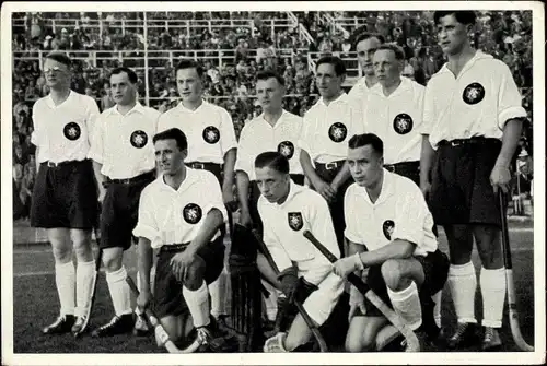 Sammelbild Olympia 1936, Deutsche Hockeymannschaft
