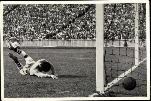 Sammelbild Olympia 1936, Fußballspiel Italien gegen Norwegen