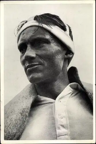 Sammelbild Olympia 1936, Schwedischer Skiläufer Elis Viklund, Portrait