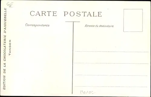 Ak Tanger Marokko, Marktszene, Edition de la Chocolaterie d'Aiguebelle