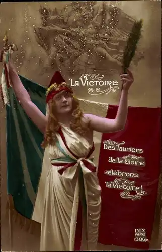 Ak La Victoire, des lauriers de la Gloire celebrons la Victoire