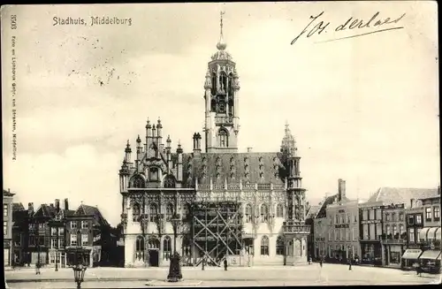 Ak Middelburg Zeeland Niederlande, Stadhuis