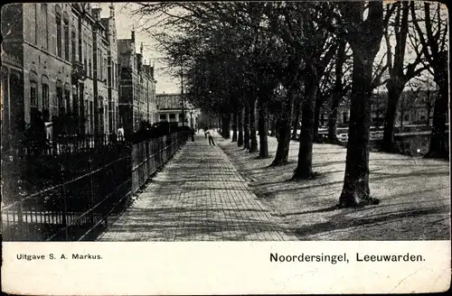 Ak Leeuwarden Friesland Niederlande, Noordersingel