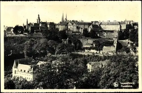 Ak Luxemburg Luxembourg, Panorama