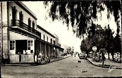 Ak Marnia Maghnia Algerien, Grand Hôtel et Boulevard Clémenceau