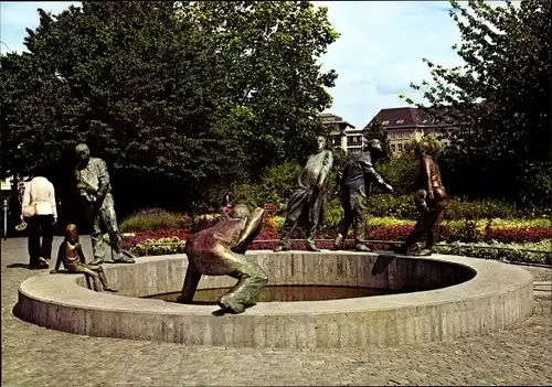 Ak Aachen in Nordrhein Westfalen, Brunnen am Elisengarten