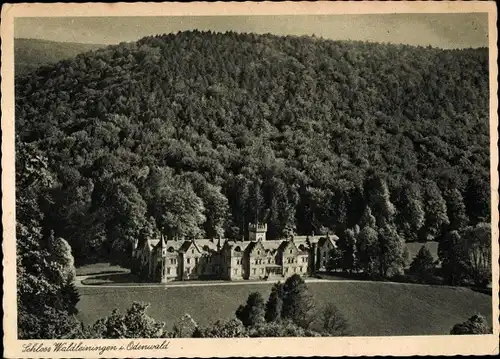 Ak Mörschenhardt Mudau im Odenwald Baden, Schloss Waldleiningen, Panorama