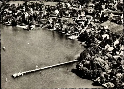 Ak Nonnenhorn am Bodensee, Gasthof und Pension zum Engel, Luftbild