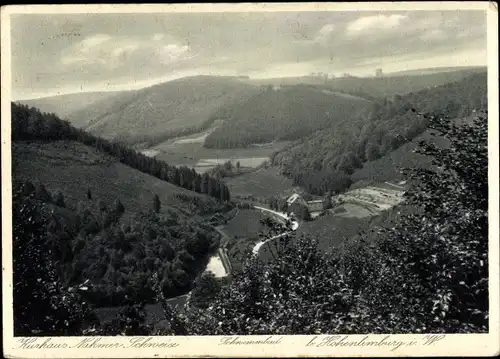 Ak Hohenlimburg Hagen in Westfalen, Kurhaus Nahmer Schweiz, Schwimmbad