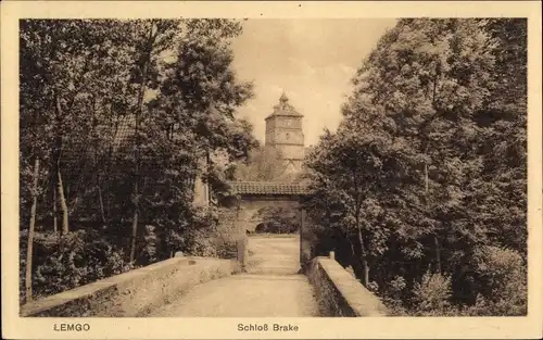 Ak Lemgo in Lippe, Schloss Brake