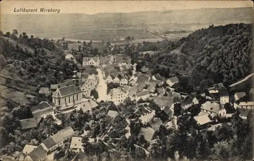 Ak Wirsberg im Fichtelgebirge, Gesamtansicht