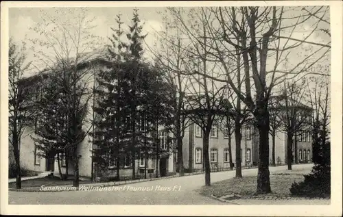 Ak Weilmünster im Taunus Hessen, Sanatorium, Haus F. I.