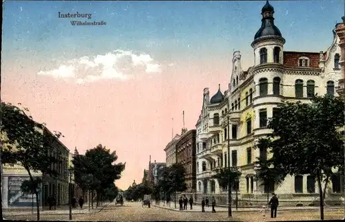 Ak Tschernjachowsk Insterburg Ostpreußen, Wilhelmstraße, Geschäft