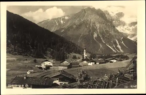 Ak Obernberg am Brenner in Tirol, Teilansicht
