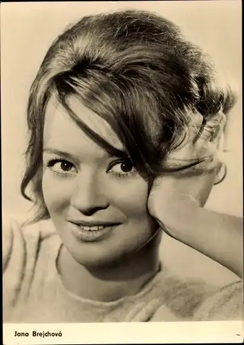 Ak Schauspielerin Jana Brejchova, Die goldene Spinne, Baron Münchhausen