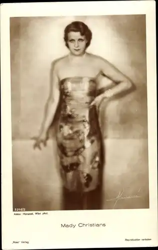 Ak Schauspielerin Mady Christians, Ross Verlag 5216/2
