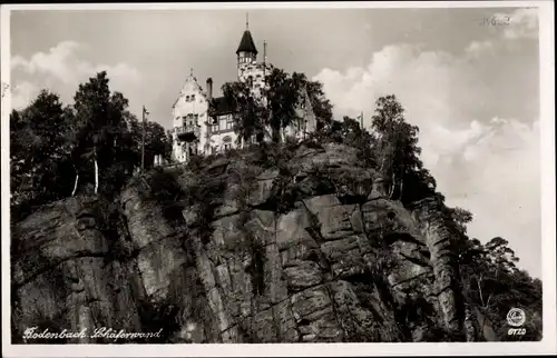 Ak Podmokly Bodenbach Děčín Tetschen an der Elbe Region Aussig, Städtische Berggaststätte