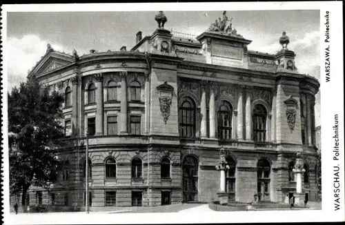 Ak Warszawa Warschau Polen, Politechnikum, Politechnika