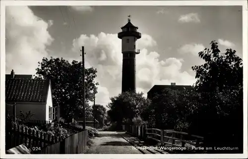 Ak Wangerooge in Ostfriesland, Leuchtturm