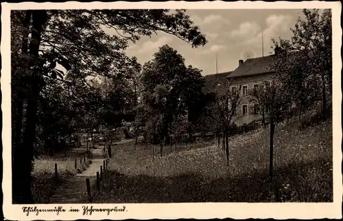 Ak Dresden Gompitz Steinbach, Gaststätte Schulzenmühle