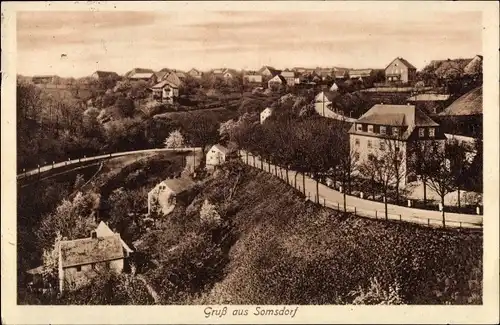Ak Somsdorf Freital in Sachsen, Totale
