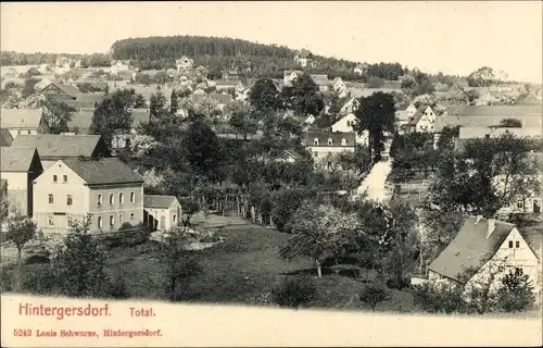 Ak Hintergersdorf Tharandt Sachsen, Totalansicht