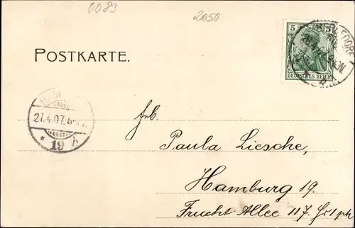 Ak Hamburg Bergedorf, Bank