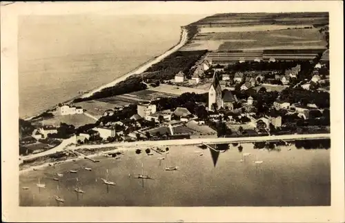 Ak Ostseebad Rerik, Luftbild, Hafen, Panorama