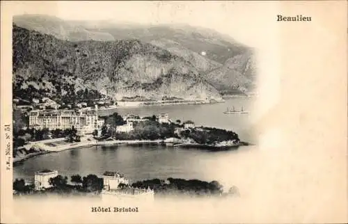 Ak Beaulieu sur Mer Alpes Maritimes, Hotel Bristol