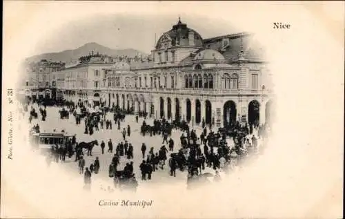 Ak Nice Nizza Alpes Maritimes, Casino Municipal