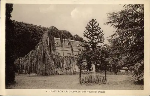 Ak Vaumoise Oise, Pavillon de Chavres